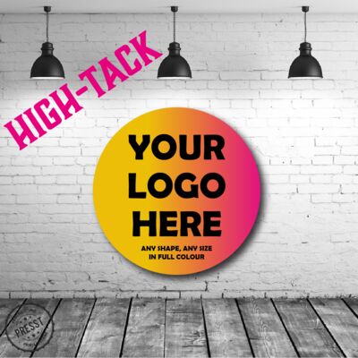 High-Tack Round Vinyl Stickers Thumbnail