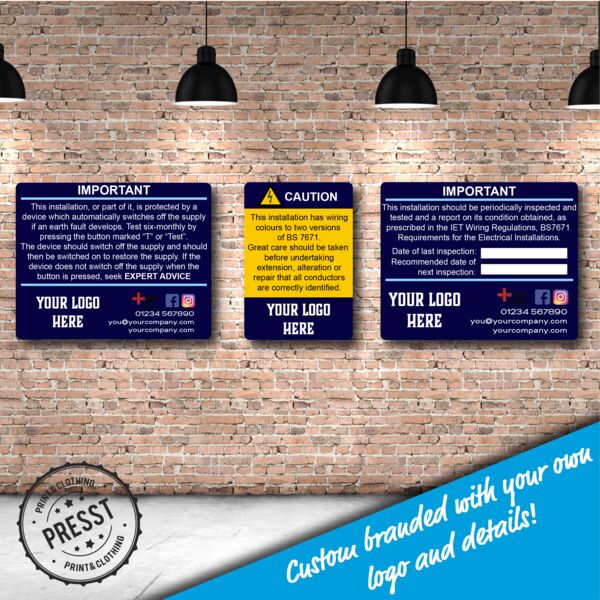 'Mini' Electrical Sticker Bundle Thumbnail