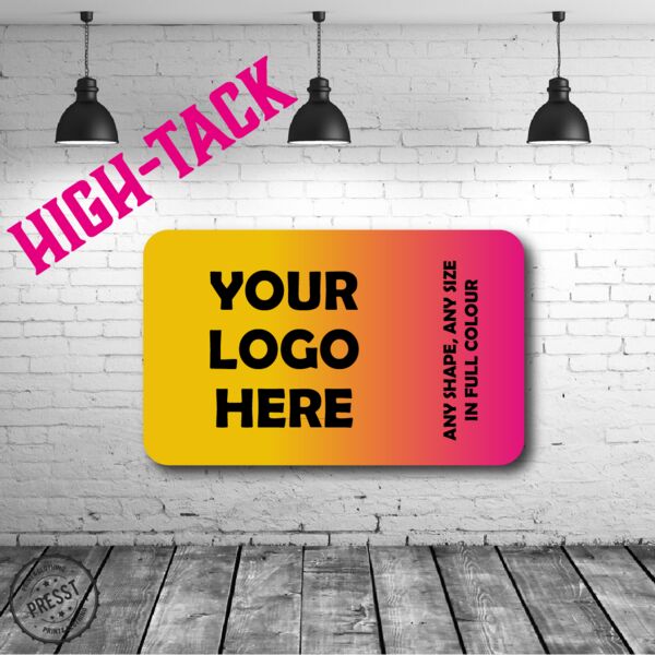High-Tack Rectangle Vinyl Stickers Rounded Corners Thumbnail