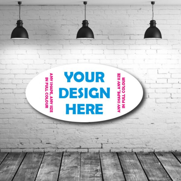 Oval Vinyl Stickers Thumbnail