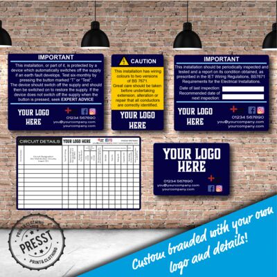 'Mega' Electrical Sticker Bundle Thumbnail