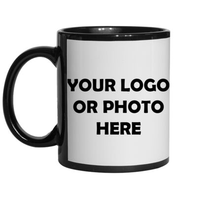 Black 'Patch' Mug PR-097 Black 'Patch' Mug Thumbnail