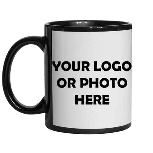 Black 'Patch' Mug Thumbnail