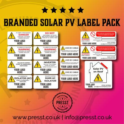 Solar PV Installation Label Bundle Thumbnail