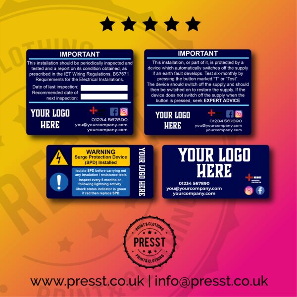 SPD Electrical Sticker Bundle 1 Thumbnail