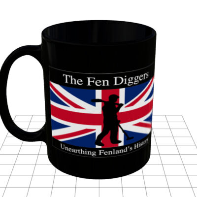 Fen Diggers Black Mug Thumbnail