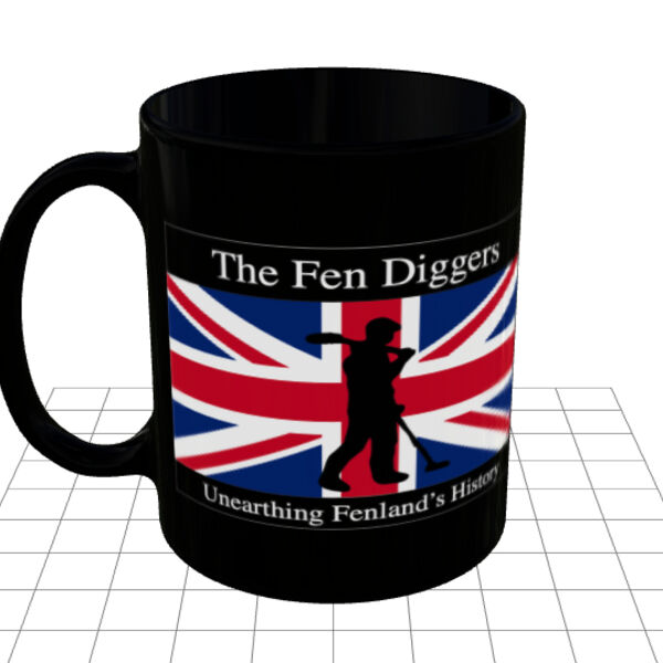 Fen Diggers Black Mug Thumbnail