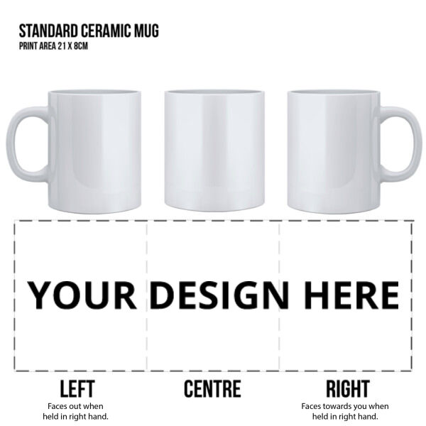 10 oz Ceramic White Mug Thumbnail